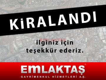 EMLAKTAŞ'TAN BORNOVA İŞ MERKEZİ'NDE HAZIR OFİSLİ 360 M2 DEPO-İŞYERİ **ÇİFT CEPHELİ